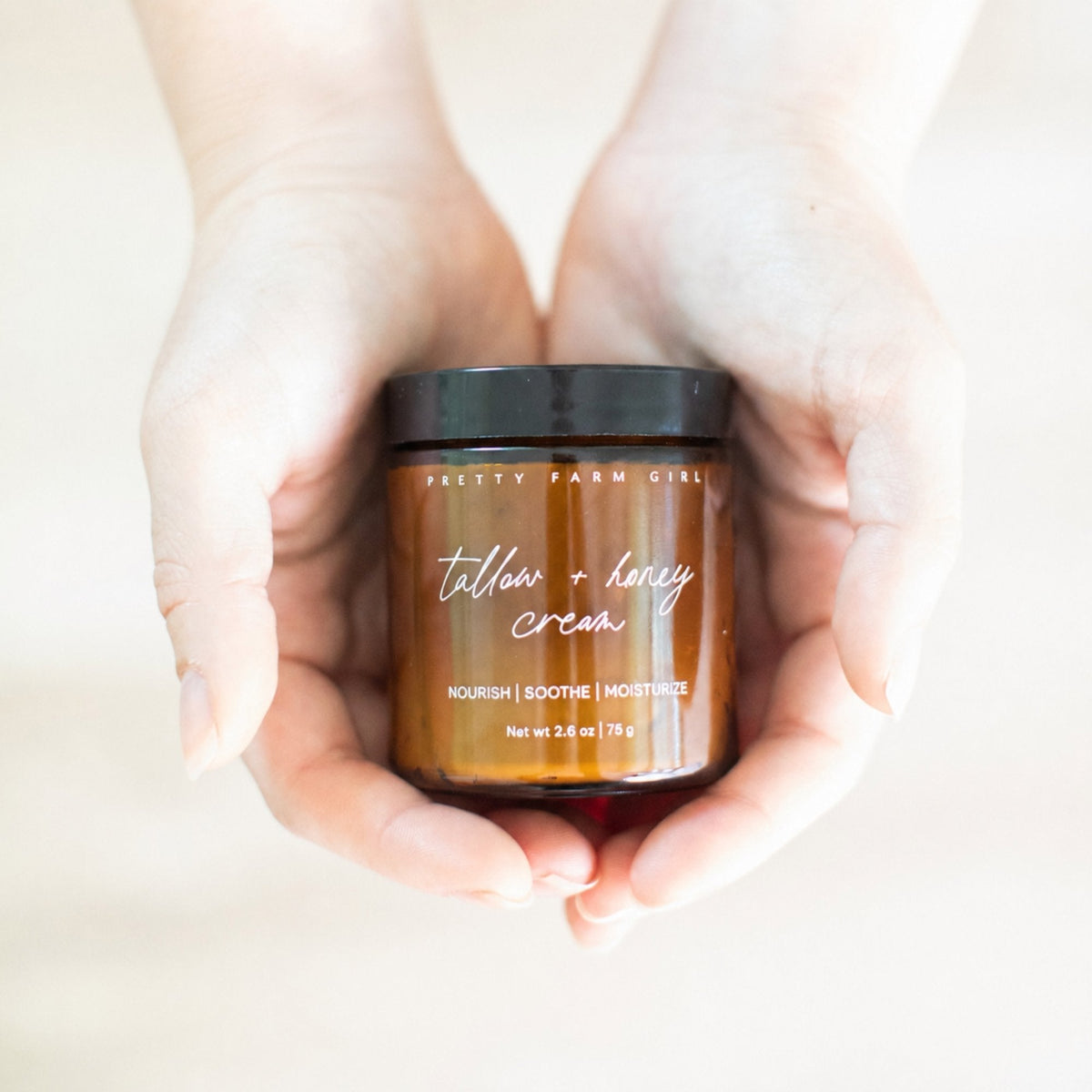 Pretty Farm Girl Tallow + Honey Cream for Sensitive Skin | Fragrance Free