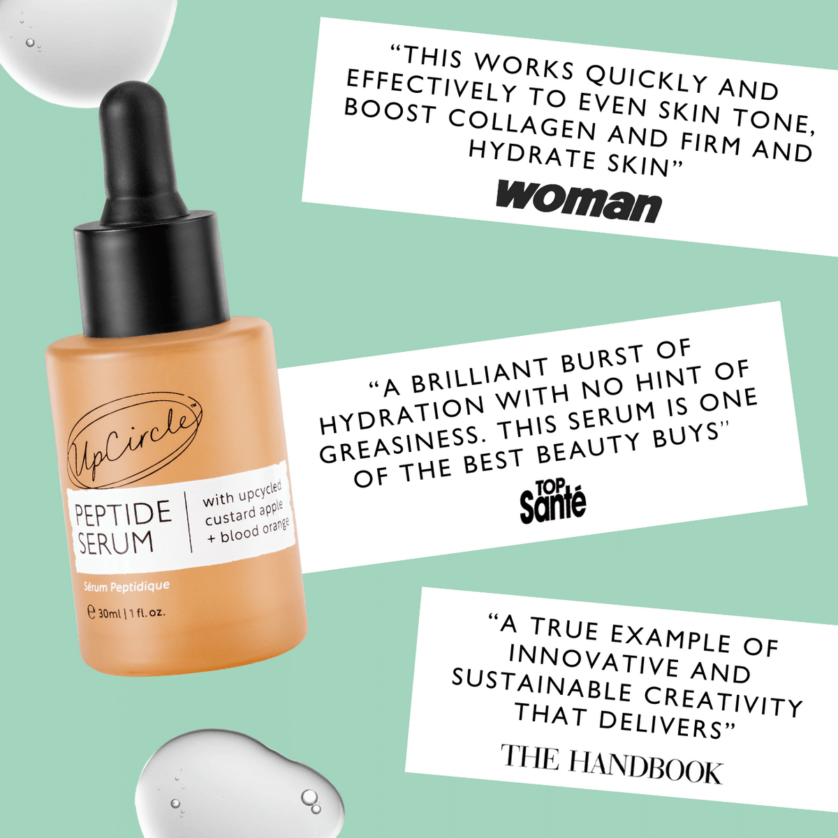 UpCircle Peptide Serum with Custard Apple + Blood Orange