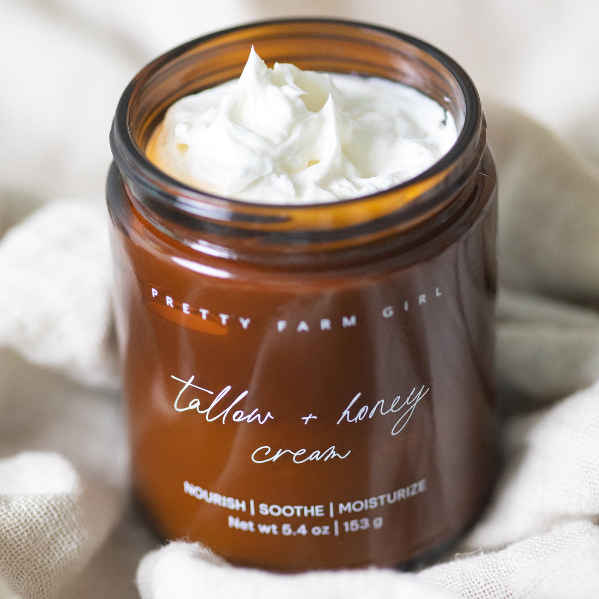 Pretty Farm Girl Tallow + Honey Cream for Sensitive Skin | Fragrance Free
