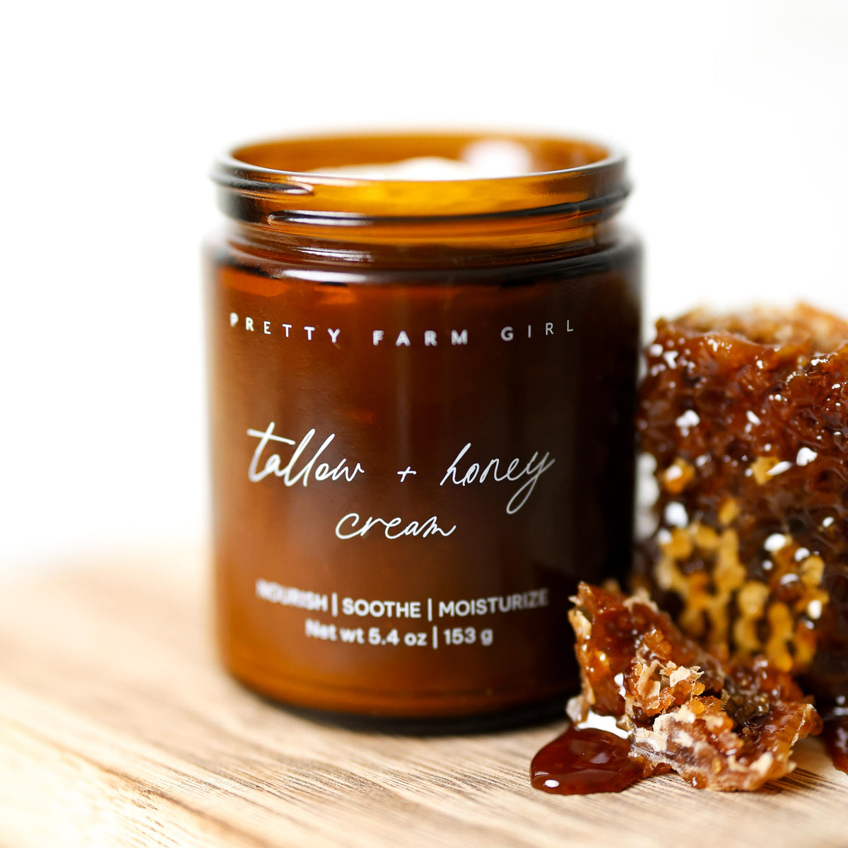 Pretty Farm Girl Tallow + Honey Cream for Sensitive Skin | Fragrance Free