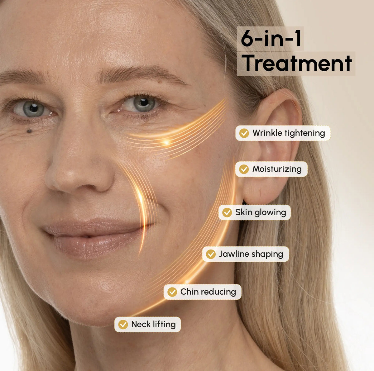 MAREE 24K Gold Chin & Jawline Lifting Mask