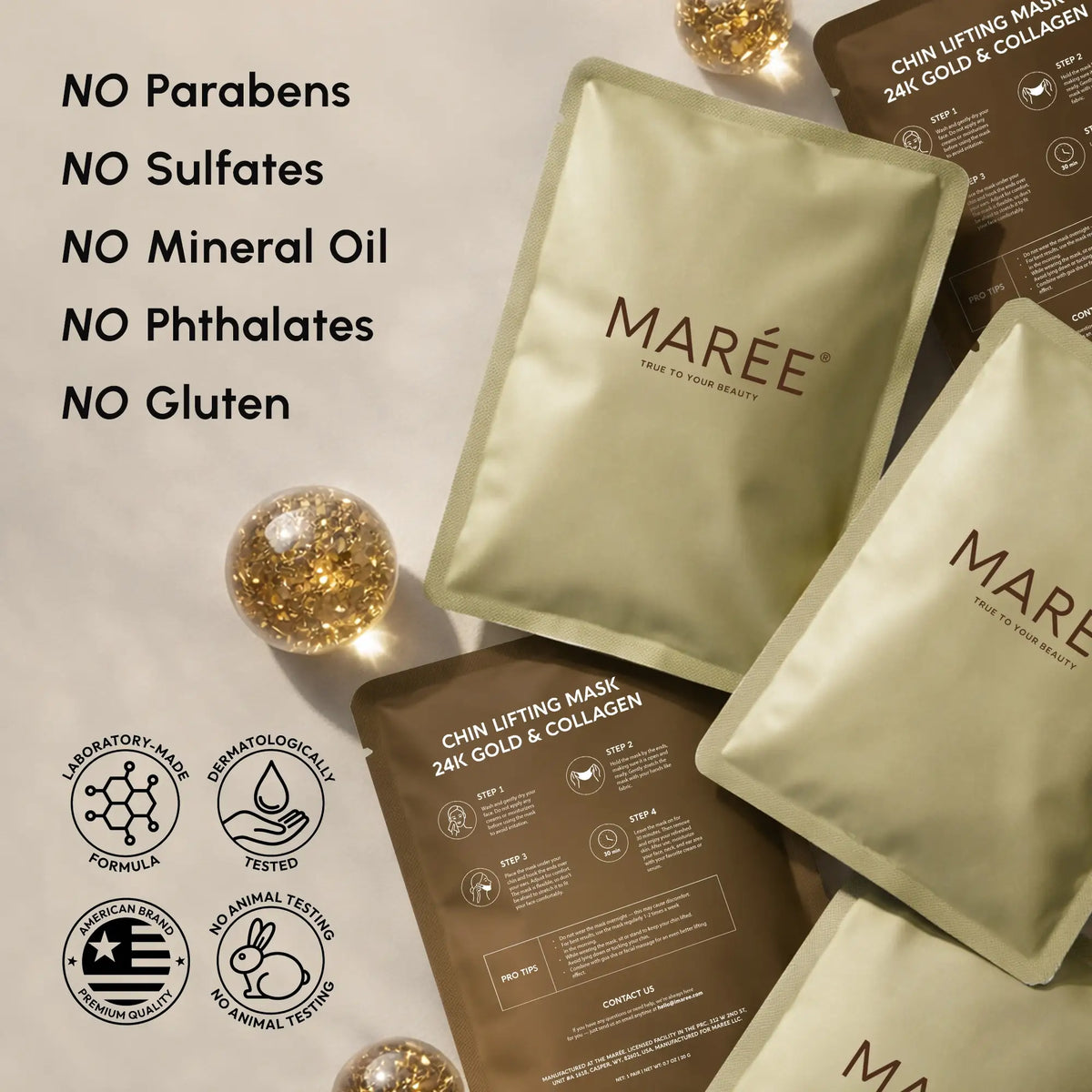 MAREE 24K Gold Chin & Jawline Lifting Mask