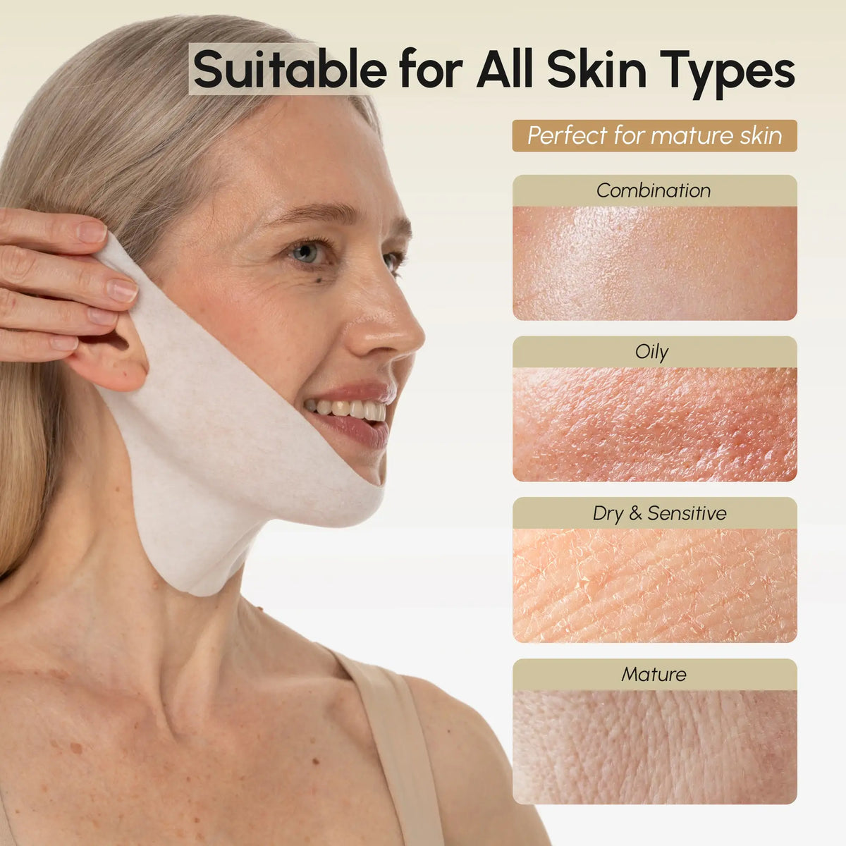 MAREE 24K Gold Chin & Jawline Lifting Mask